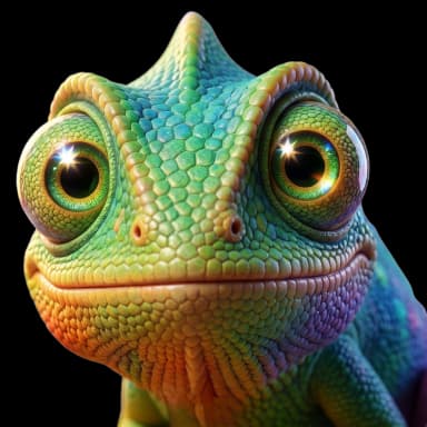 Kame, mascotte Kaméléon Studio